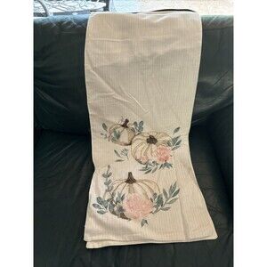 From the Hearth Fall Autumn 16x80” Table Runner Thanksgiving NWT